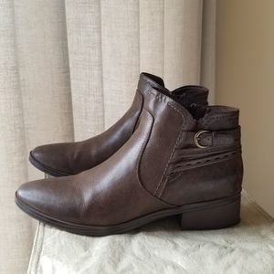 Brown ankle boots